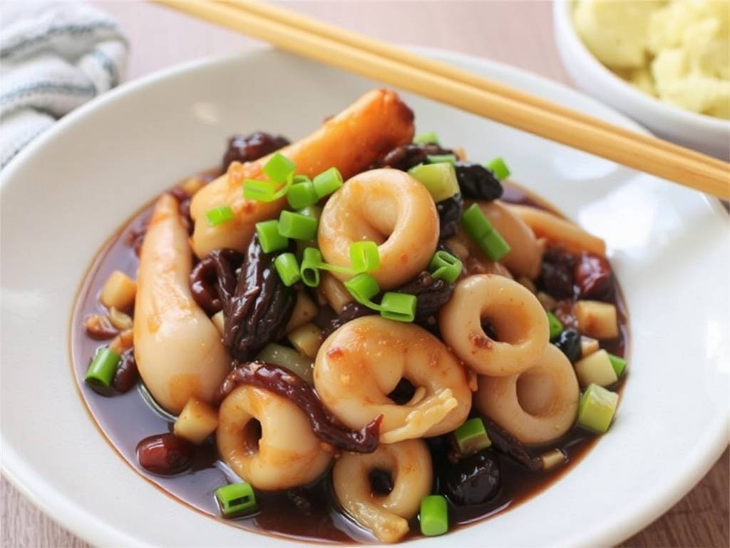 How to Cook Squid with Black Bean Sauce and Garlic How to Cook Squid with Black Bean Sauce and Garlic