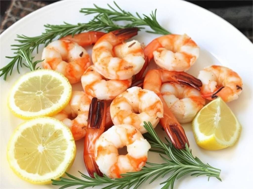 How to Grill Shrimp with Rosemary and Lemon(1)