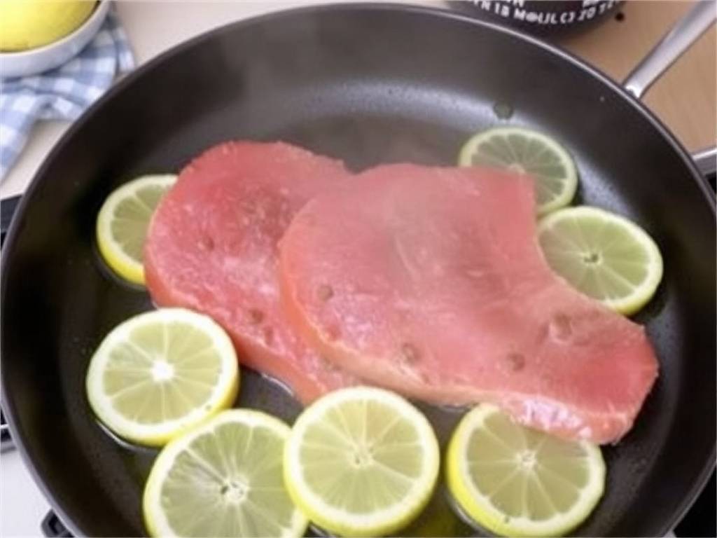 How to Cook Tuna Steak with Lemon and Olive Oil(1)