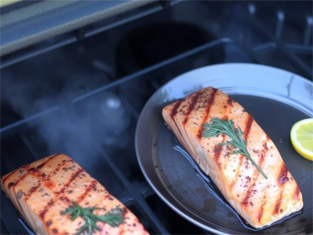 How to Grill Salmon with Maple and Dill(1)