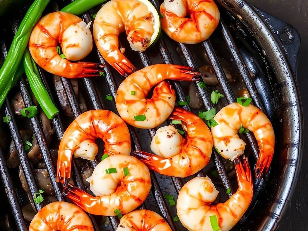 How to Grill Shrimp with Chili and Garlic(1)
