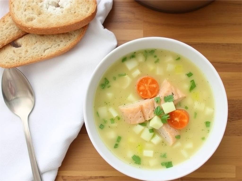 How to Make Salmon Soup with Leeks How to Make Salmon Soup with Leeks