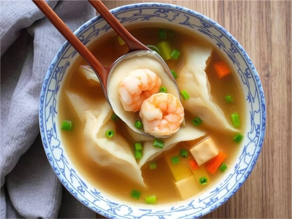 How to Make Shrimp Wontons in Soup How to Make Shrimp Wontons in Soup