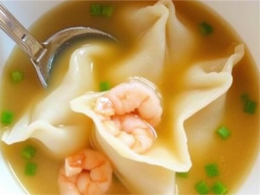 How to Make Shrimp Wontons in Soup(1)