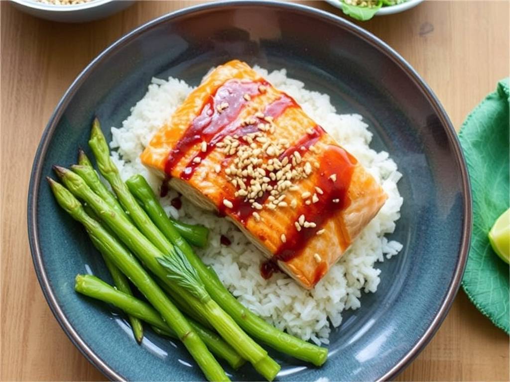 How to Bake Salmon with Teriyaki and Sesame(1)