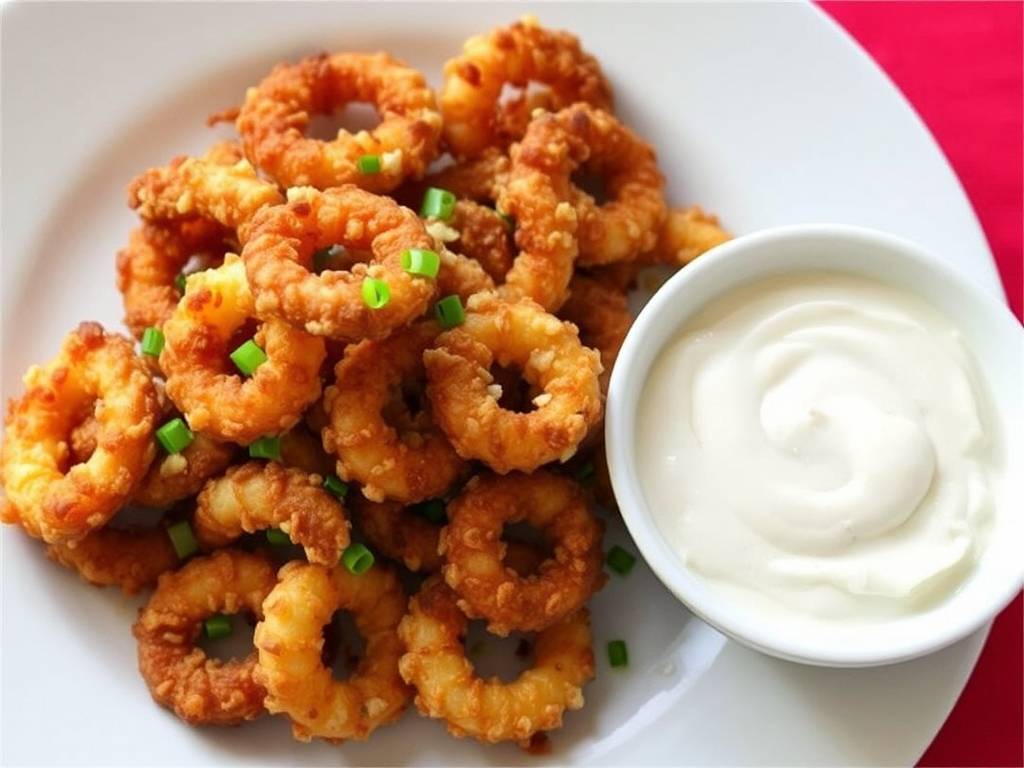How to Make Crispy Fried Calamari with Chili(1)