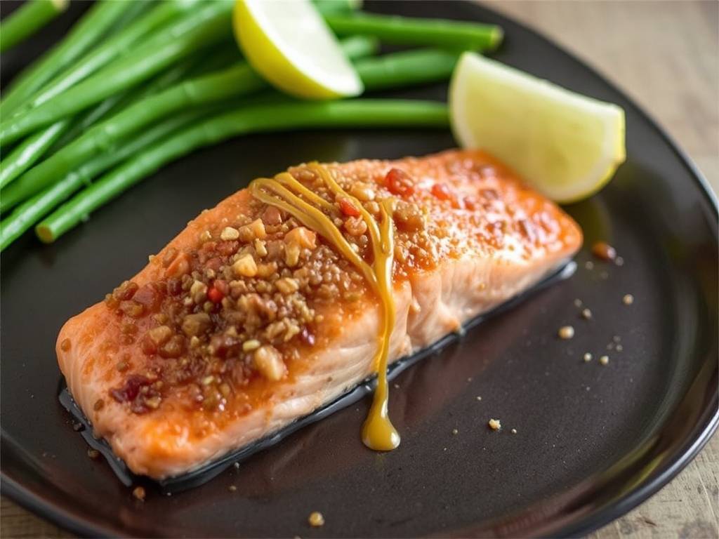 How to Bake Salmon with Brown Sugar and Mustard